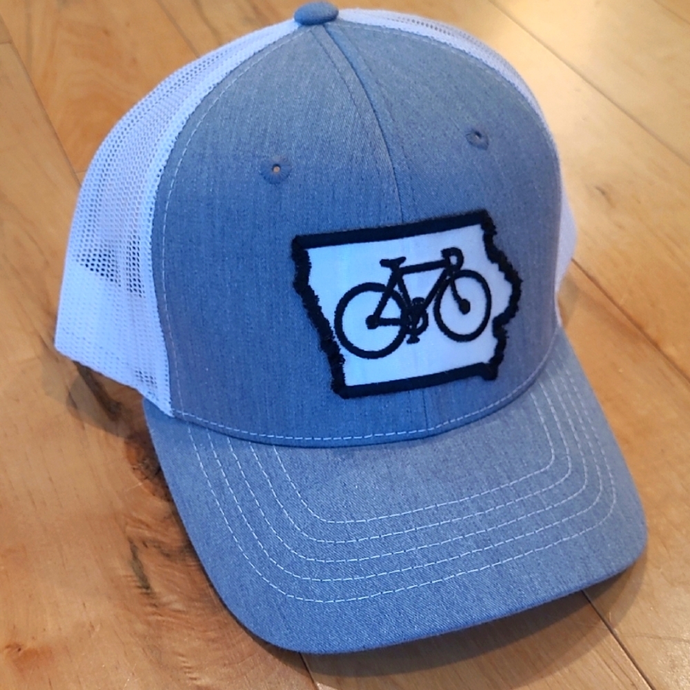 Youth Trucker Hat with Iowa Bike Patch